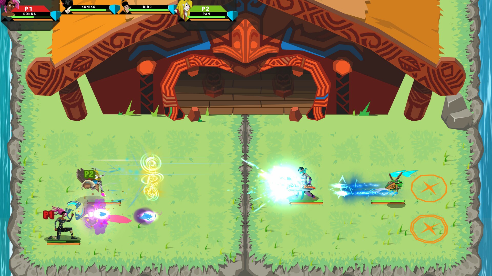 Grid Fight - Mask of the Goddess - First Boot