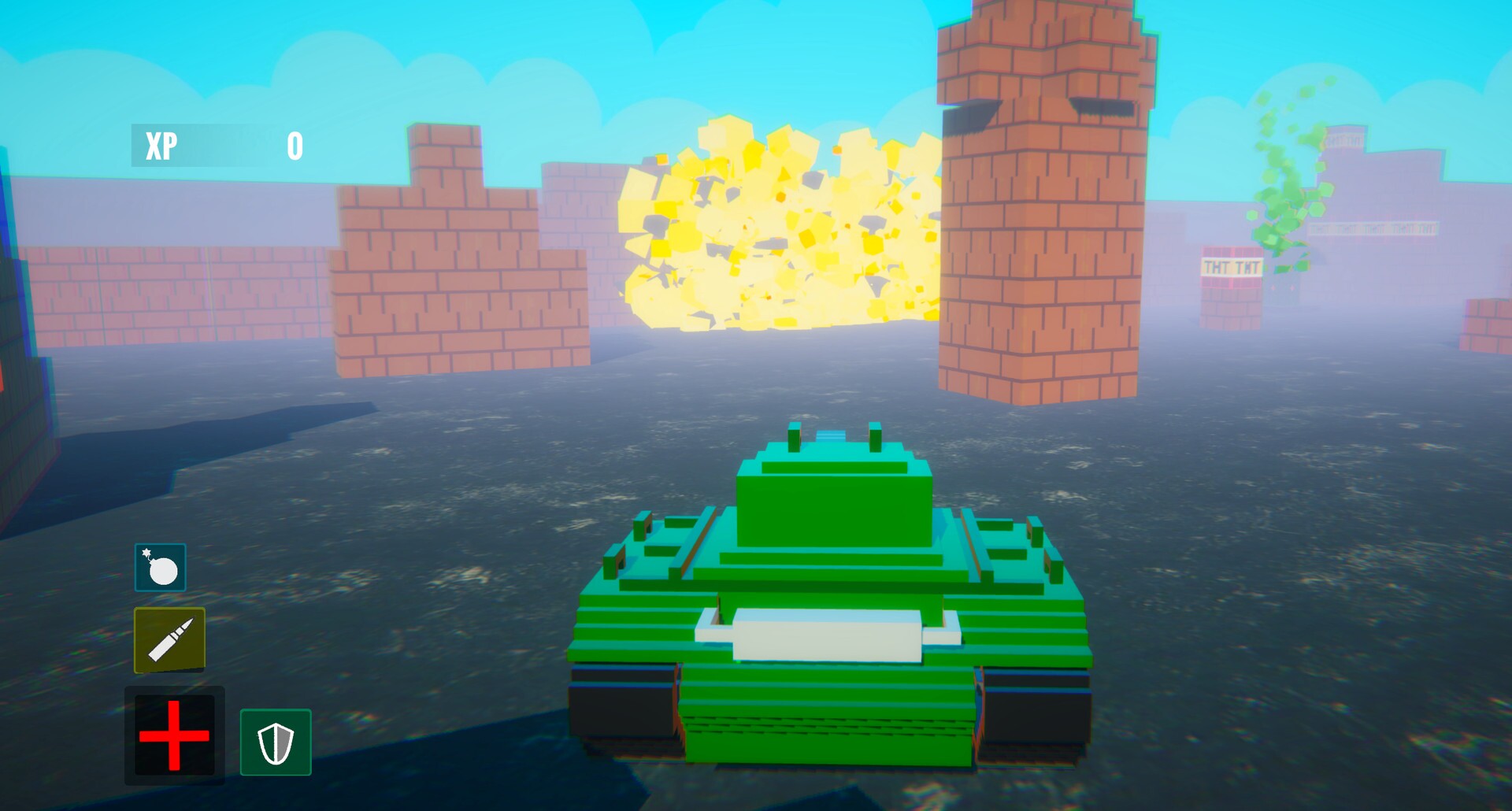 Stay Alive On The Tank: Explosive Shells In The Darkness