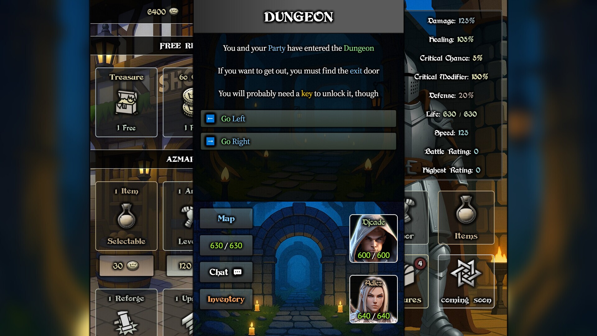 Azmar Quest - Text Based RPG